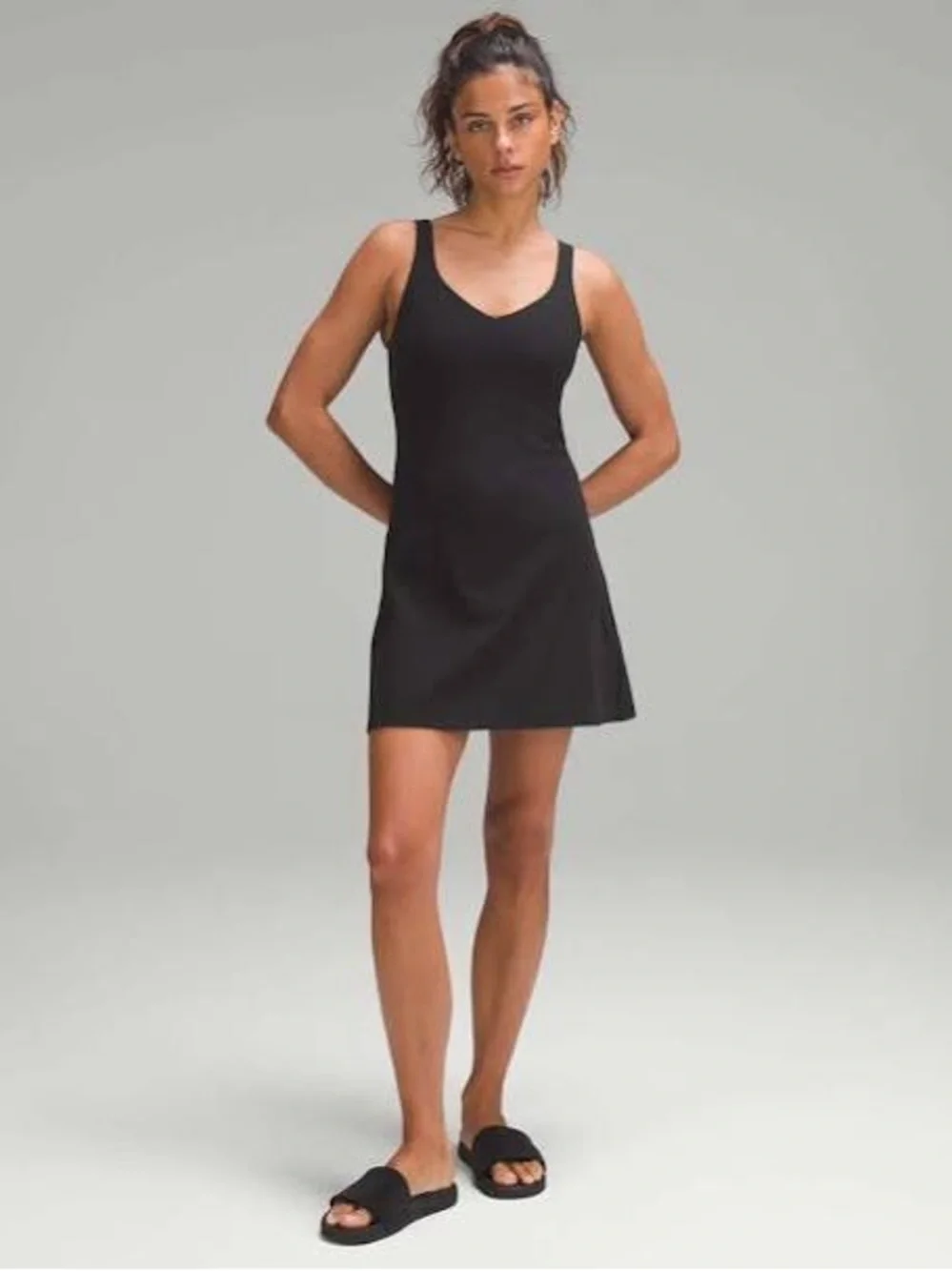 lululemon athletica align dress in black
